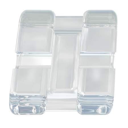 Produktbild - VF000137146 - Bracket estetiskt LTS för vänster första bicuspid i underkäken slot 0.018