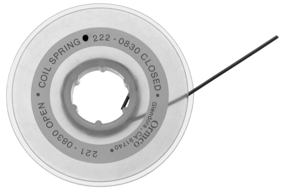 Produktbild - VF000142498 - Tätt lindad spiralfjäder Co-Cr-Ni-legering 0,008x0,030"