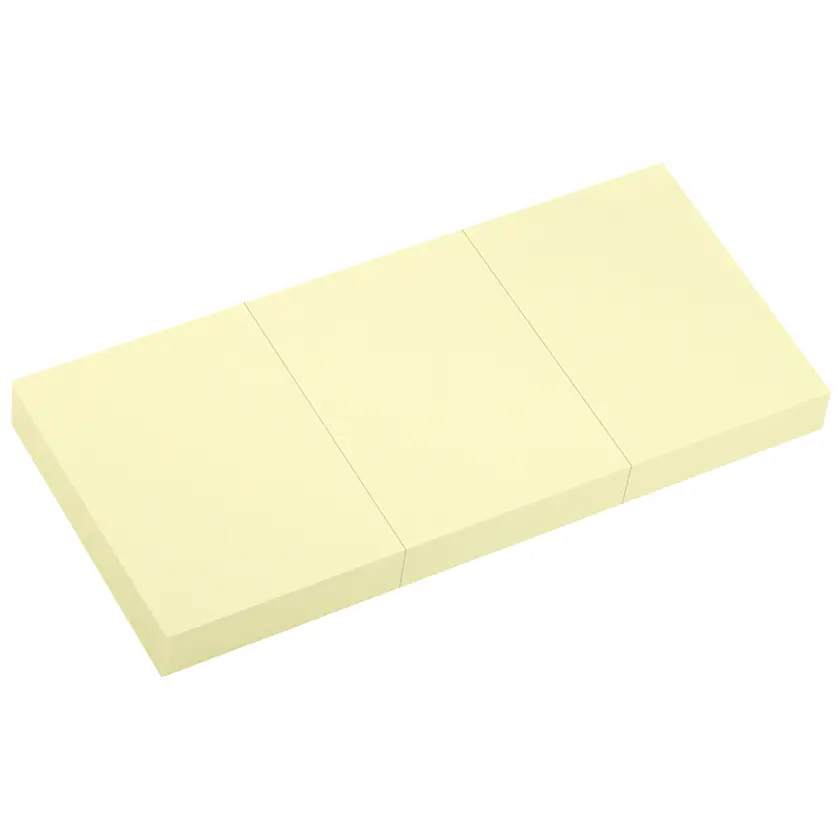 Produktbild - VF7009098 - Notisblock självhäftande gul 50 x 40 mm
