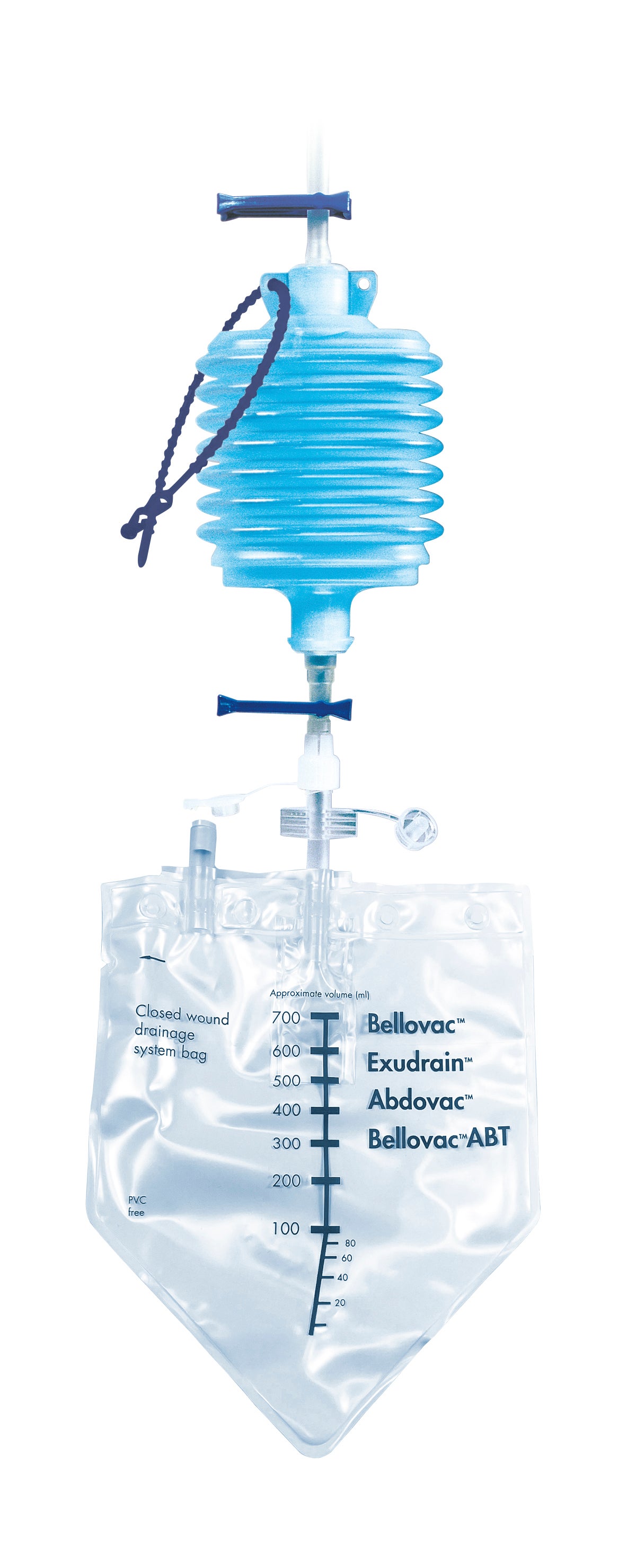 Produktbild - VF000184052 - Sugdränage med bälg kateter CH18 och påse 700ml undertryck 115mmHg
