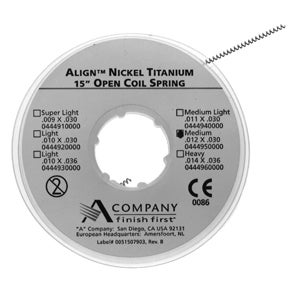 Produktbild 1 - 704-6054 - Öppen spiralfjäder Nitinol 0.011"x0,030" längd 15"