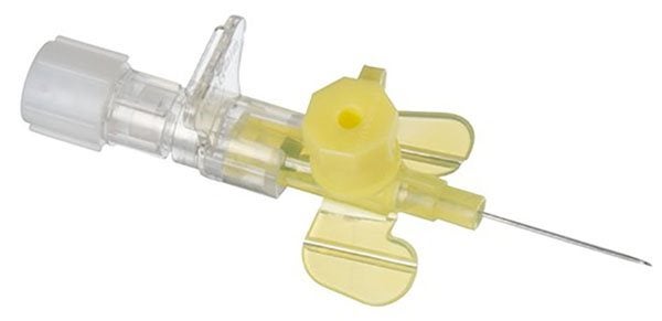Produktbild - 82922 - Infusionskanyl med injektionsport gul 24G 0,7x19mm