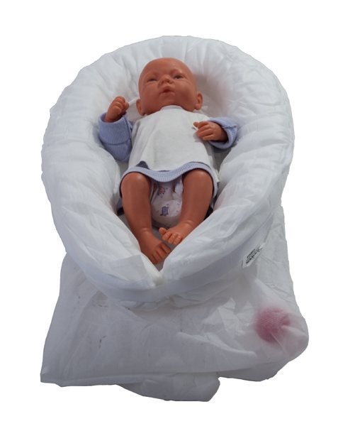Produktbild - 51332 - Bäddstöd för nyfödda engångsbruk 65x40cm
