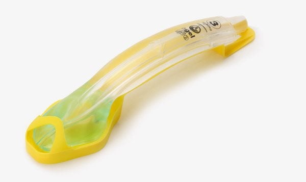 Produktbild - 45427 - Larynxmask rak med fast kuff gelkuff och sugkanal nr 3