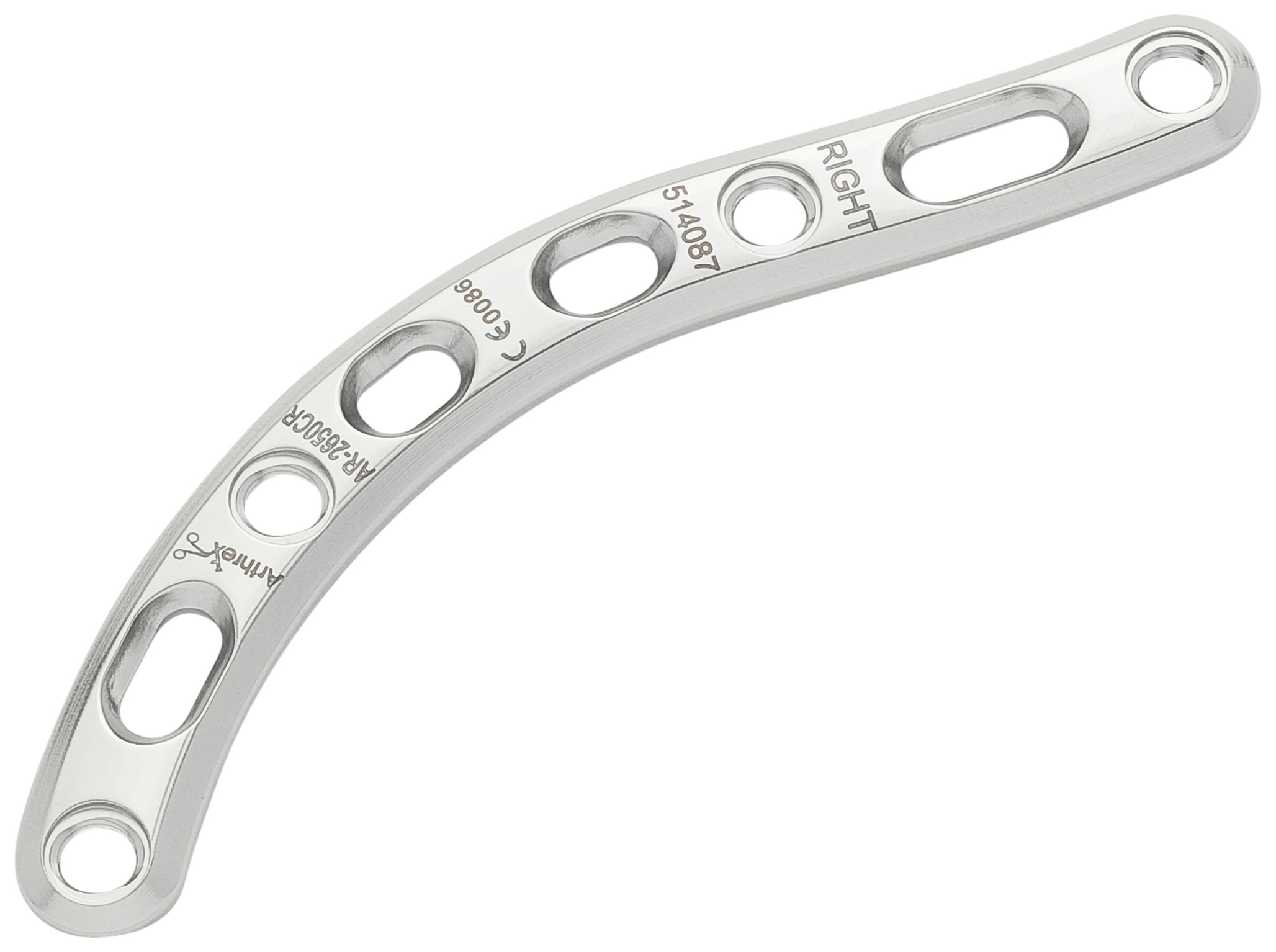 Produktbild - VF000190105 - Clavikel - Medial/diafysär fraktur Medial/diafysär platta, Längd 70-125mm