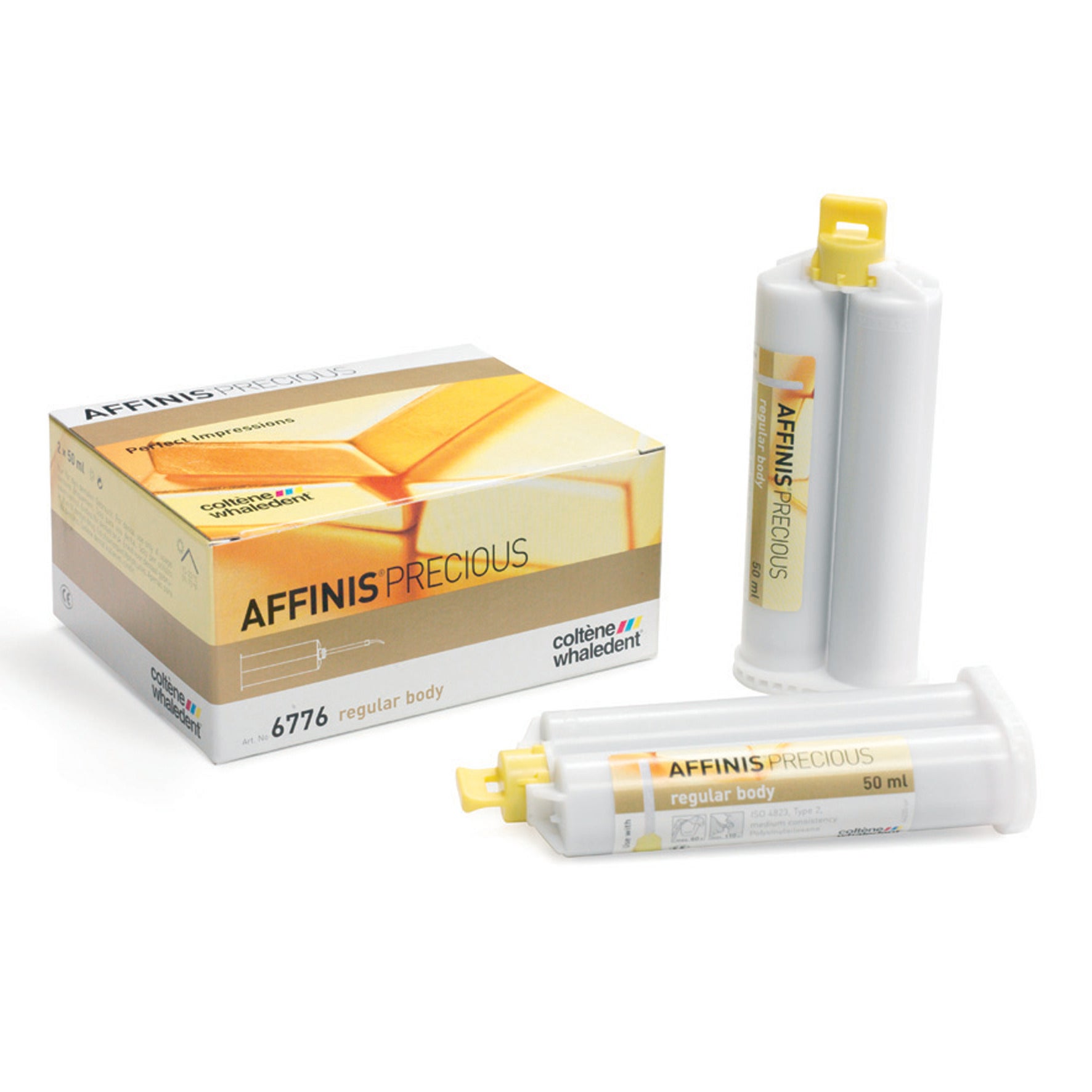 Produktbild - VF000145809 - Avtrycksmaterial A-silikon regular body för blandningspistol guld