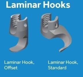 Produktbild - VF000173968 - Hake laminär offset höger 4,5mm