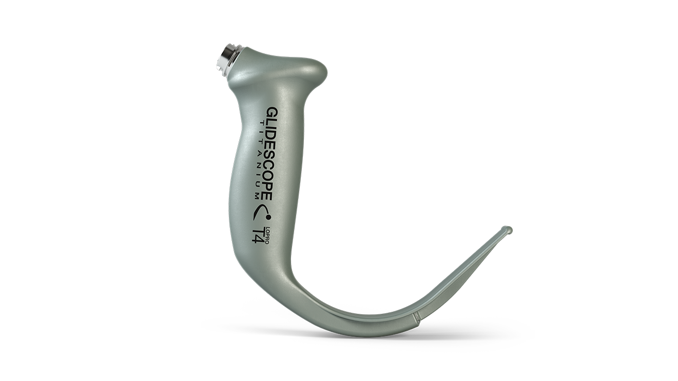 Produktbild - VF000185196 - Laryngoskopblad lågprofil nr 4 till videolaryngoskop Glidescope Spectrum flergångsbruk