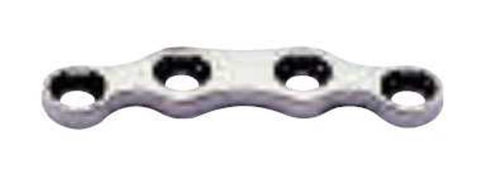 Produktbild - VF000191934 - Symphysis-Pubis Plate, Radius 75  Holes 4 Length 60.5mm for Screws ø3.5/4.5mm