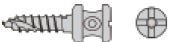 Produktbild - VF7009802 - Skruv till MMF-behandling 2,0x8mm 4st/fp