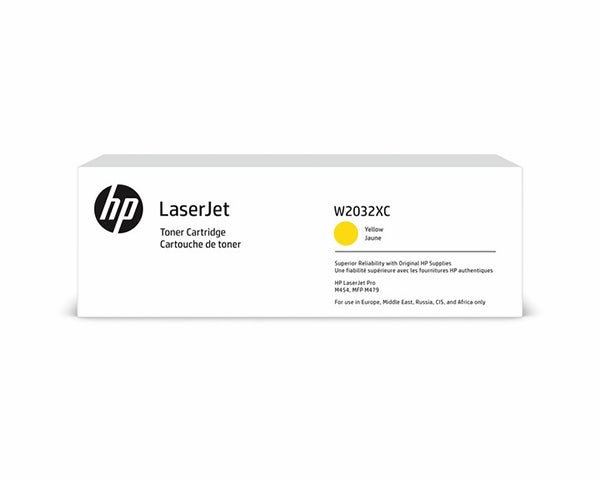 Produktbild - 64548 - Toner till HP 415X skrivare 7500 sidor M454 M455 M479 M480 gul