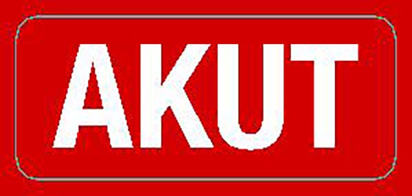 Produktbild - 62541 - Etikett akut röd/vit 15x35mm 500st/rulle