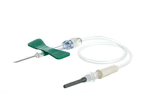 Produktbild 2 - 54014 - Venprovtagningsset med vingkanyl och slang grön 190 0,8x19mm