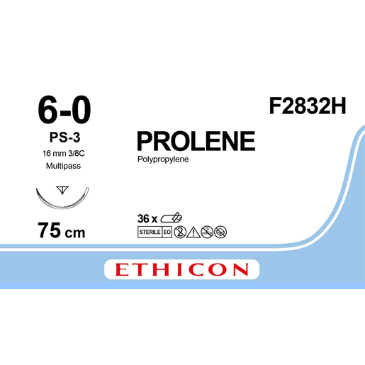 Produktbild - VF000149224 - PROLENE 6-0 PS-3 MP 75CM BLUE