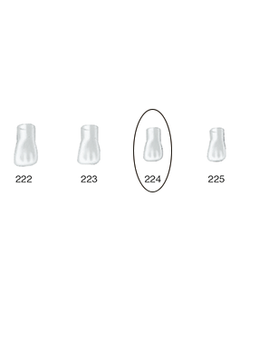 Produktbild - VF000175091 - Kronformar anterior nr 224 refill till pos 3 5-pack