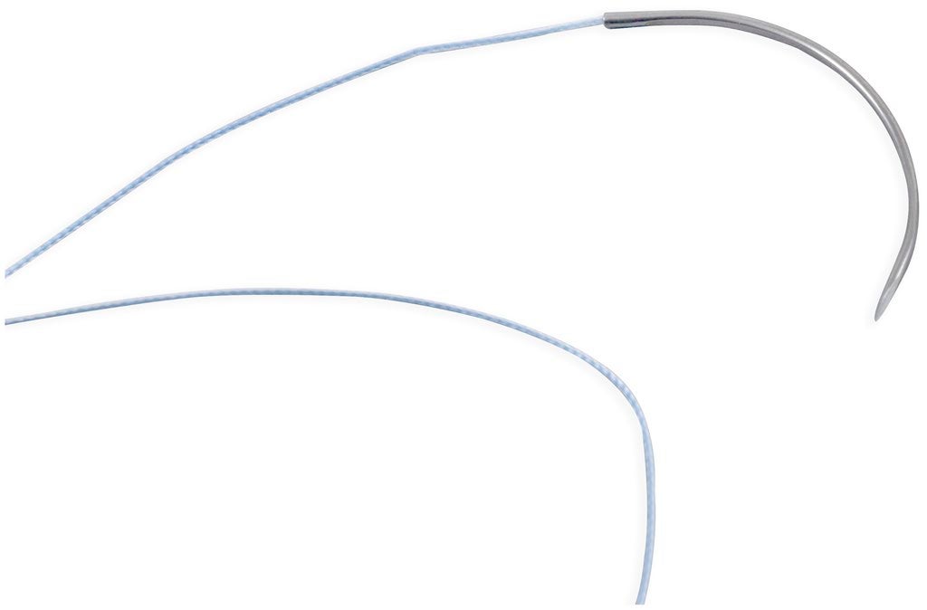 Produktbild - VF000150052 - FIBERWIRE® #3-0, BRAIDED POLYBEND SUTURE, BLUE, WITH DIAMOND POINT NEE