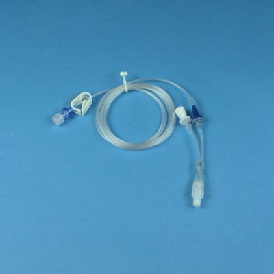 Produktbild - VF000123281 - TIVA-set med 2 anslutningar utan infusionsaggregat med 1 antisifonventil och 1 backventil