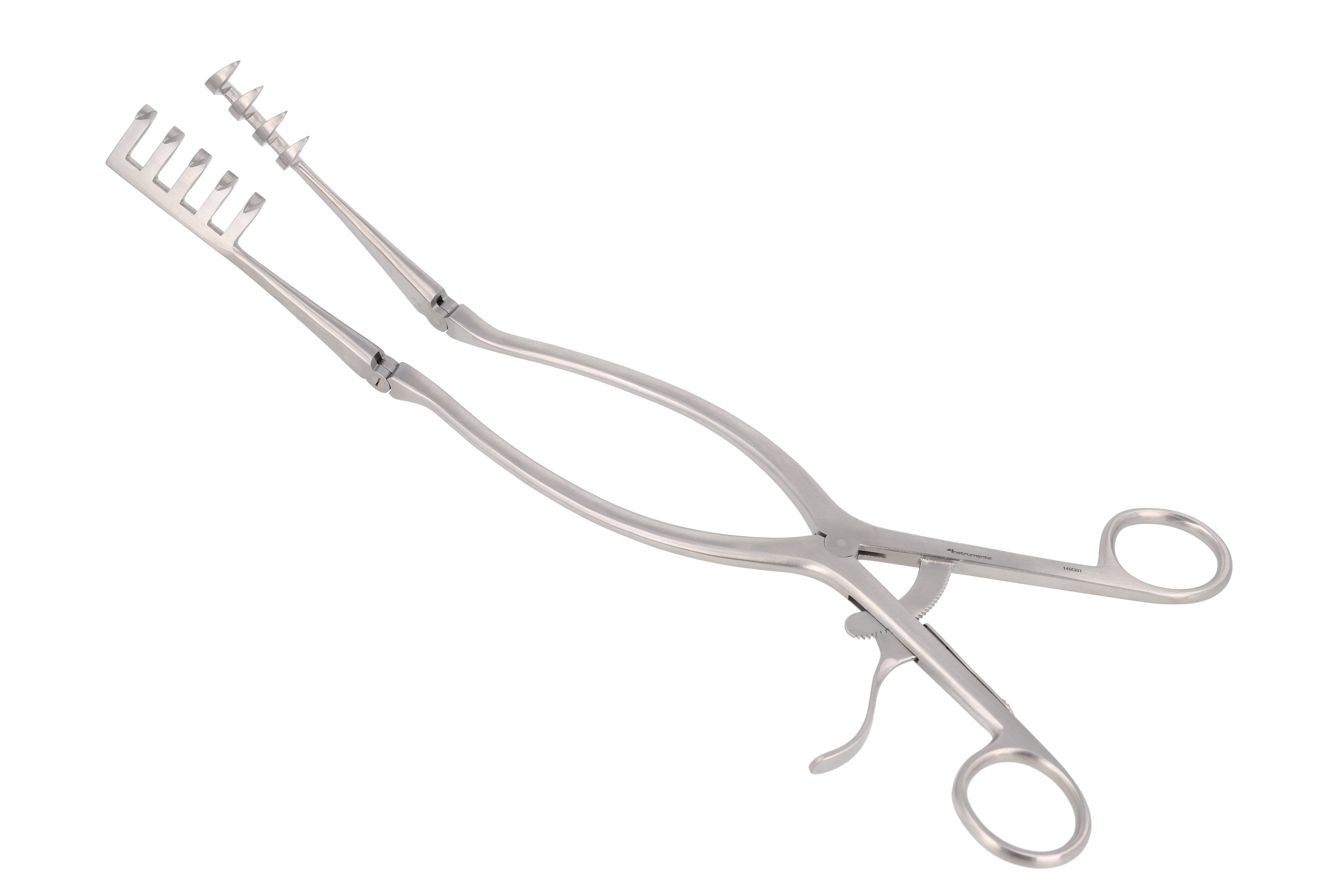 Produktbild - VF000177107 - SPÄRRHAKE BECKMANN- ADSON 4X5 KLO SKARP 25 MM DJUP. 31 CM (4739-31/01)