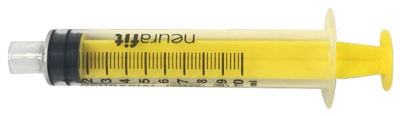 Produktbild - VF000177662 - Spruta NRFit luer-slip 10ml gradering 0,2ml Godkänner 0,5ml i FoS