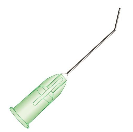 Produktbild - VF000108693 - Tri-port Sub-Tenon-kanyl böjd 19Gx1" 10-pack