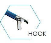 Produktbild - VF000163092 - Laparoskopisk instrumentspets Hook-käft 5mm längd 33cm