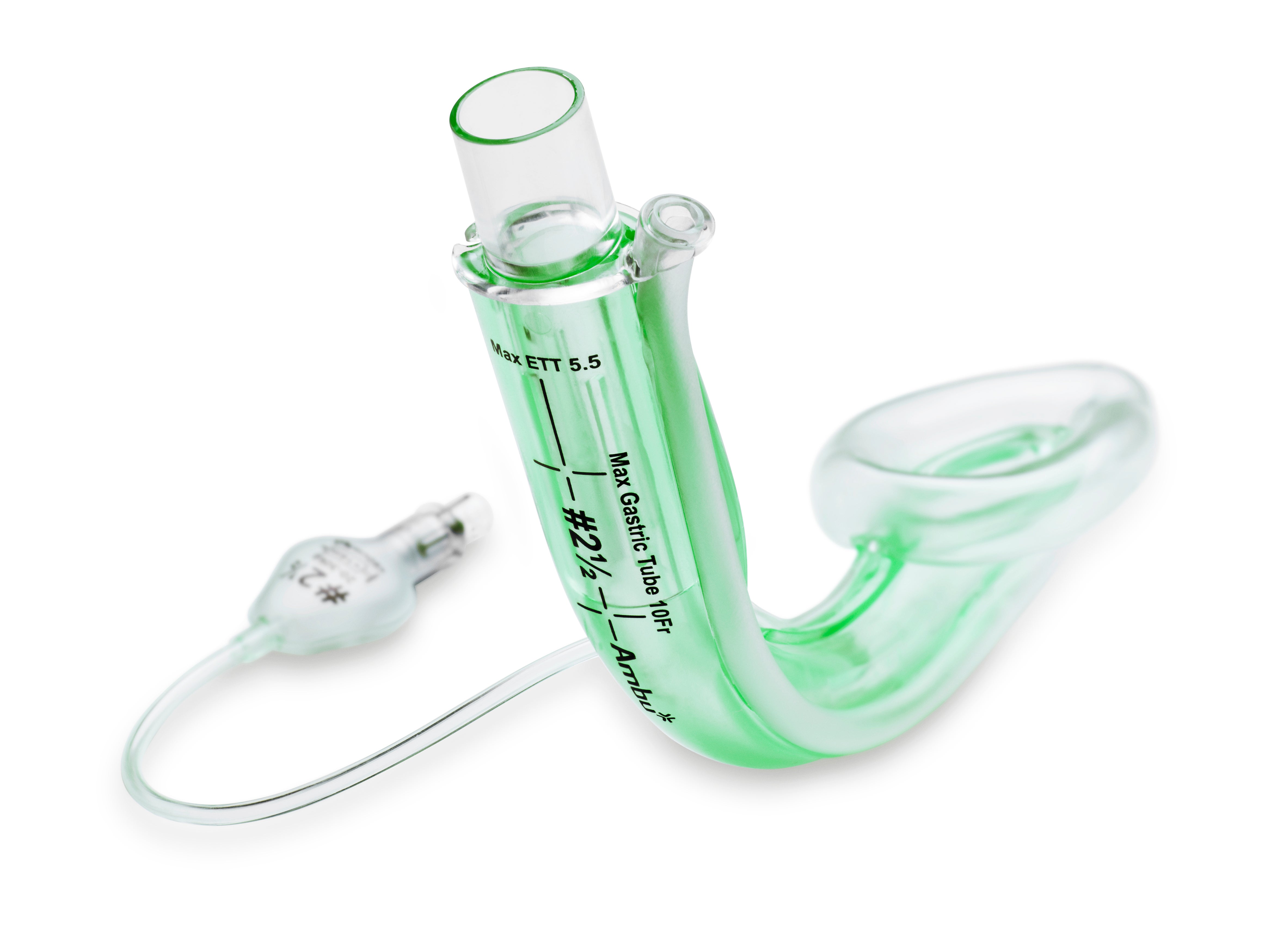 Produktbild - VF000185232 - Larynxmask med kuff böjd och sugkanal intuberbar nr 2,5