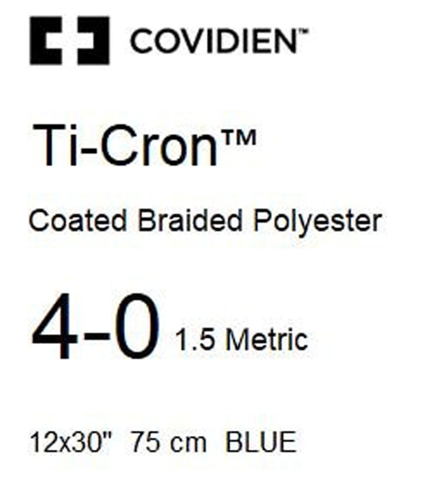 Produktbild - VF000150595 - TICRON™ 4-0 BLUE 12x75CM PRECUT x24