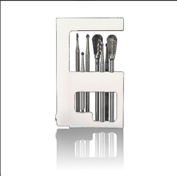 Produktbild - VF000176712 - Borrställ kort vit strl XL för 8 borrar