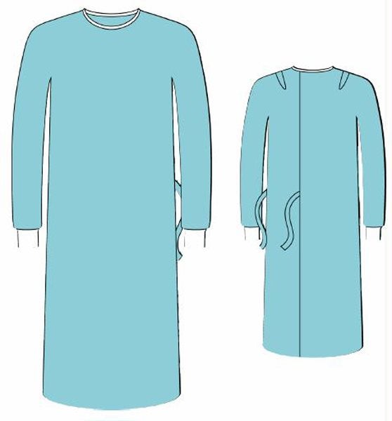 Produktbild - 55054 - Operationsrock viskos strl XXL-XL 161cm