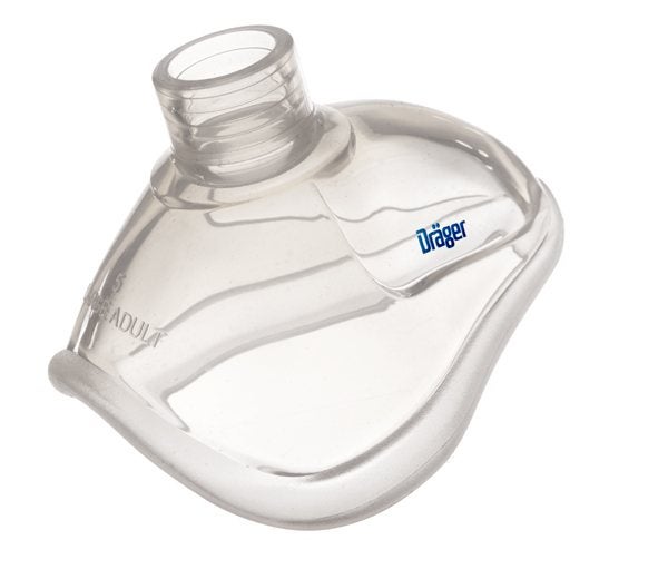 Produktbild - 59218 - Narkosmask formad helgjuten flergångsbruk autoklaverbar silikon vuxen strl 5