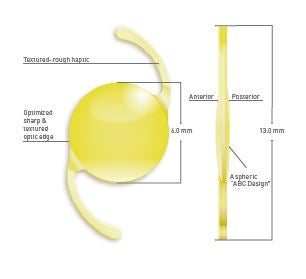 Produktbild - VF000111878 - Intraokulär lins förladdad gul +7,5 D