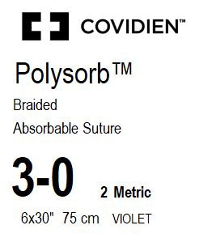 Produktbild - VF000150568 - POLYSORB™ 3-0 VIOLET 6x75CM PRECUT x24