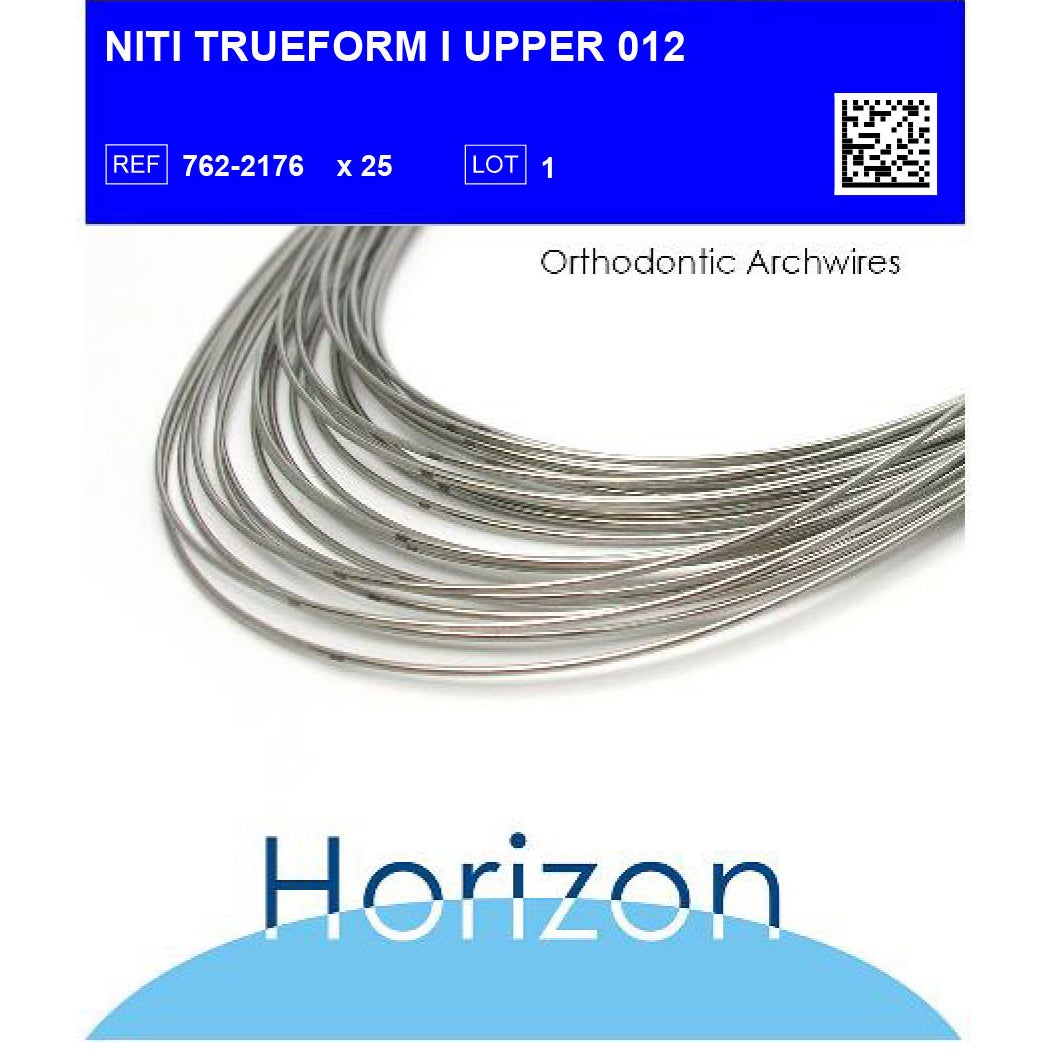 Produktbild - VF000142202 - Rundbåge Niti för överkäke Trueform 1 0.012" 25-pack