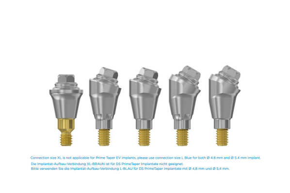 Produktbild 1 - 68012186 - MultiBase-distans skruvretinerad EV 1,5mm 30° strl S