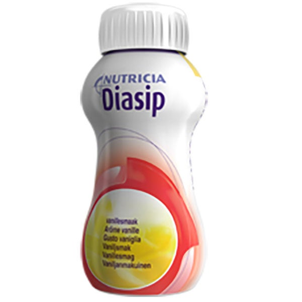 Produktbild - 62964 - Diasip kosttillägg för diabetes vanilj 104kcal/100ml 200ml