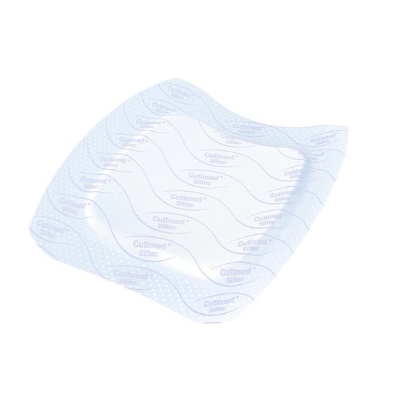 Produktbild - VF000121351 - Polyuretanförband högabsorberande med silikonbeläggning och häftkant 22,5x22,5cm