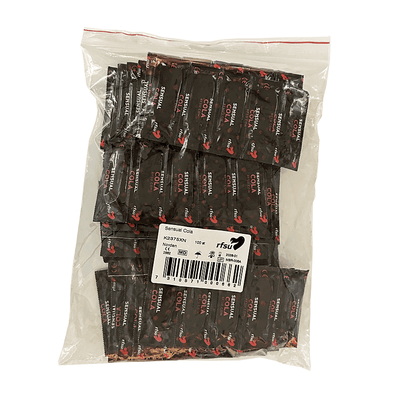 Produktbild 2 - 64181 - Kondom med smak coca cola 53mm RFSU 100-pack