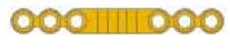 Produktbild - VF7009548 - Platta sagittal split mandibel steril midja 12mm tjocklek 1,0mm