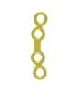 Produktbild - VF7009494 - Platta böjd för periorbital stabilisering 4 hål midja 0,6mm