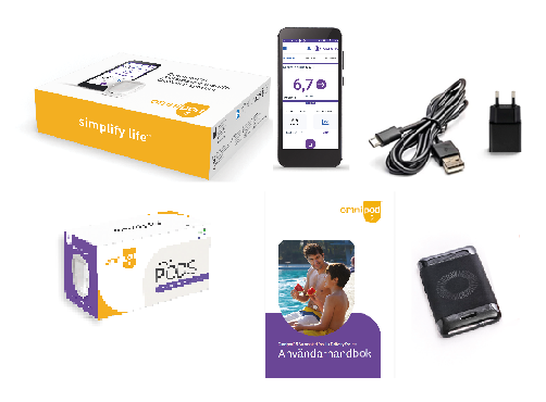 Produktbild - VF7009131 - Omnipod 5 startkit inkl 10 Podar för Libre 2 Plus eller Libre 3 Plus