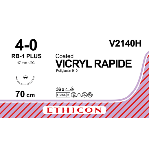 Produktbild - VF000148209 - VICRYL RAPIDE 4-0 RB-1 70CM