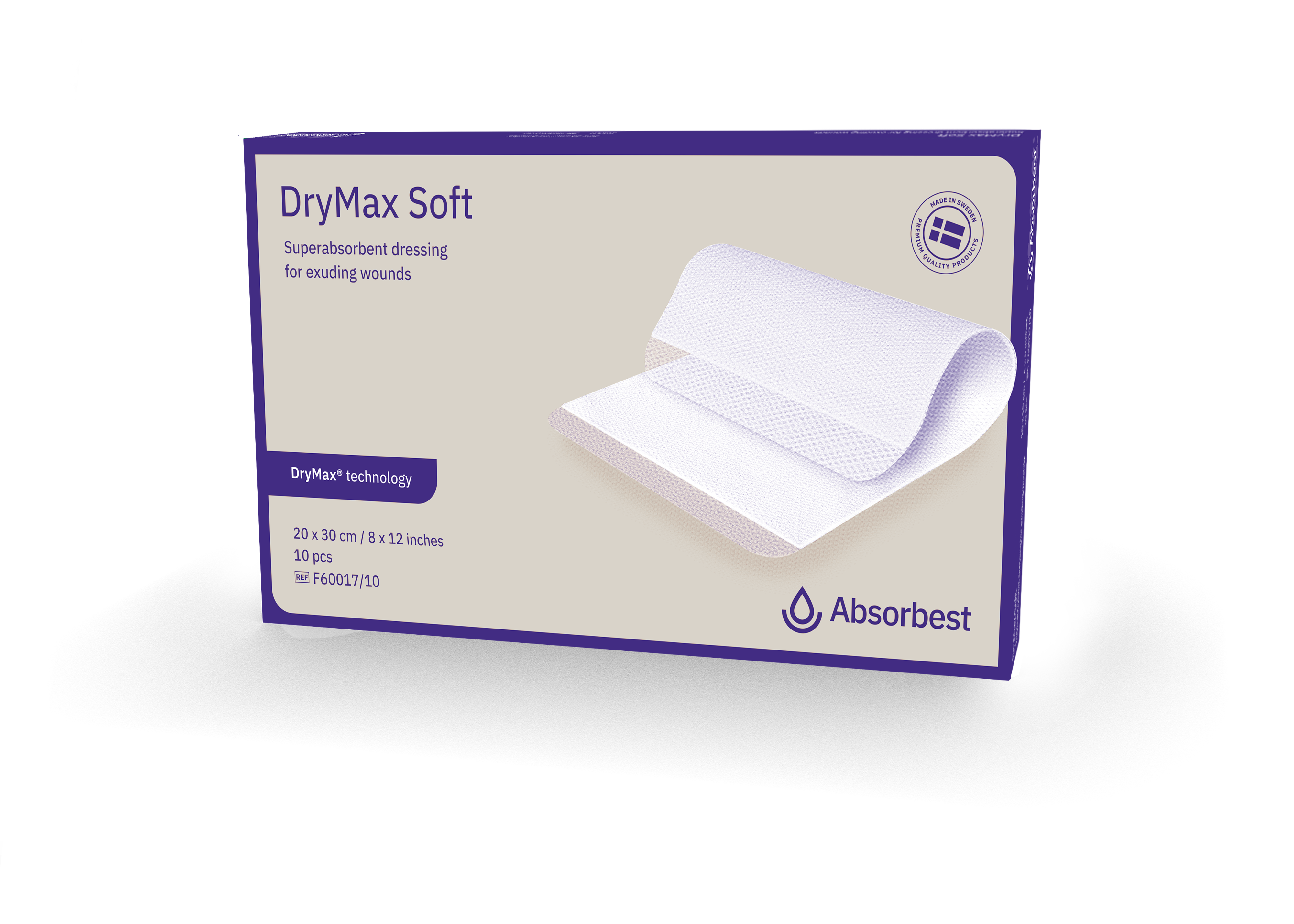 Produktbild 1 - VF7002849 - Förband Soft med superabsorbenter tunn steril 20x30cm