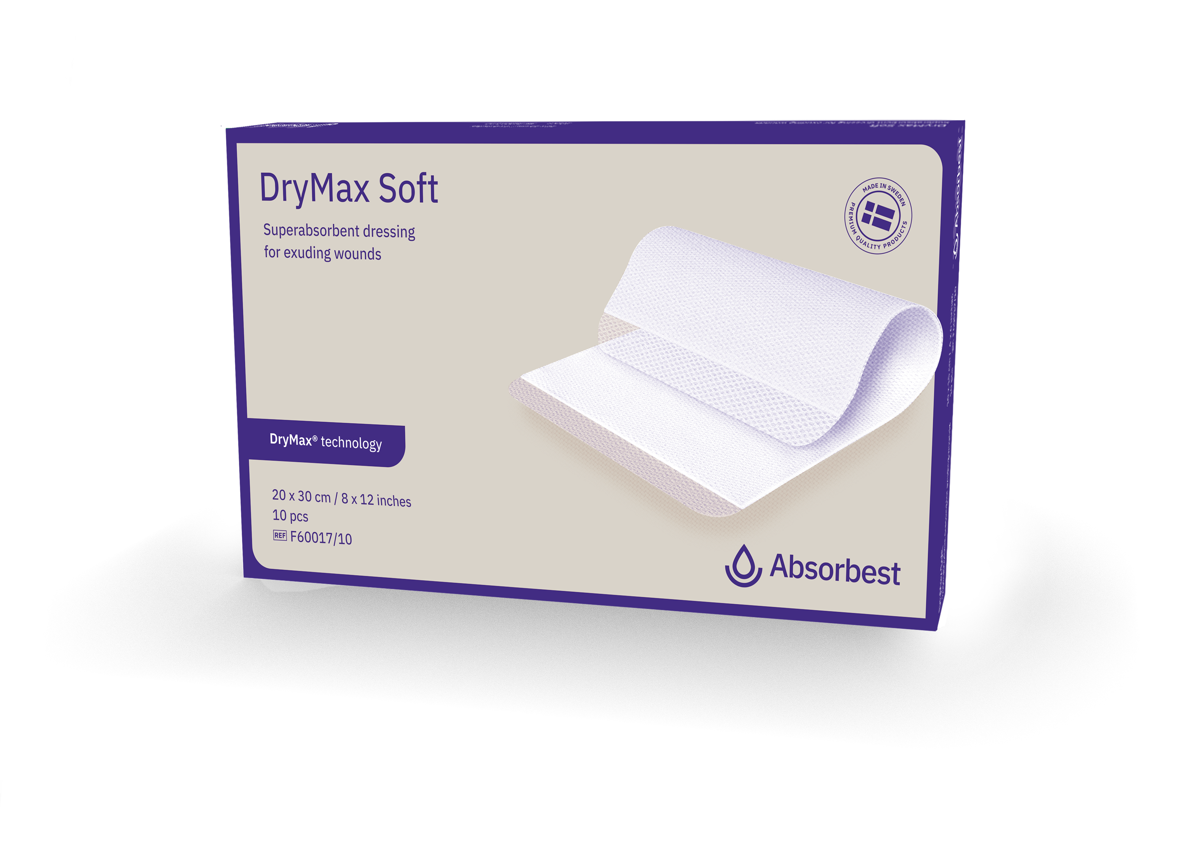 Produktbild 1 - VF7002849 - Förband Soft med superabsorbenter tunn steril 20x30cm