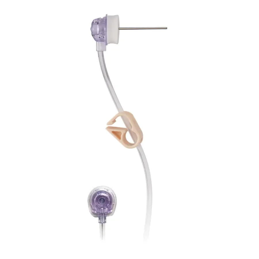 Produktbild - VF000123267 - Injektionsportskanyl trubbig med slang och stickskydd 20G 32mm