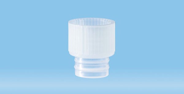 Produktbild - 50006 - Plastpropp med räfflat grepp till rör PE ofärgad 11,5-12mm