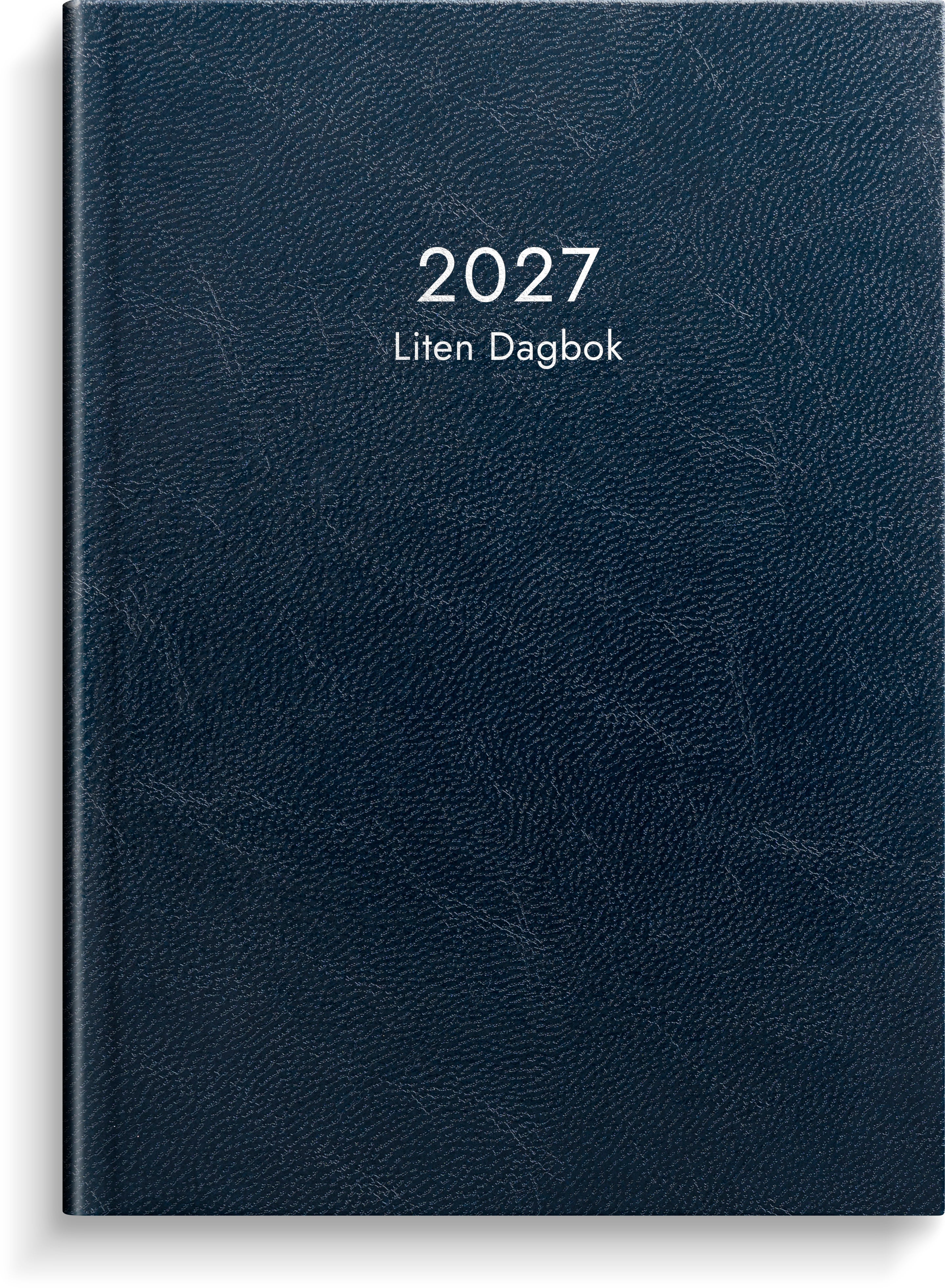 Produktbild - VF7009437 - Almanacka liten dagbok 2027 1 dag/sida timindelning kl 8-21 105x148mm