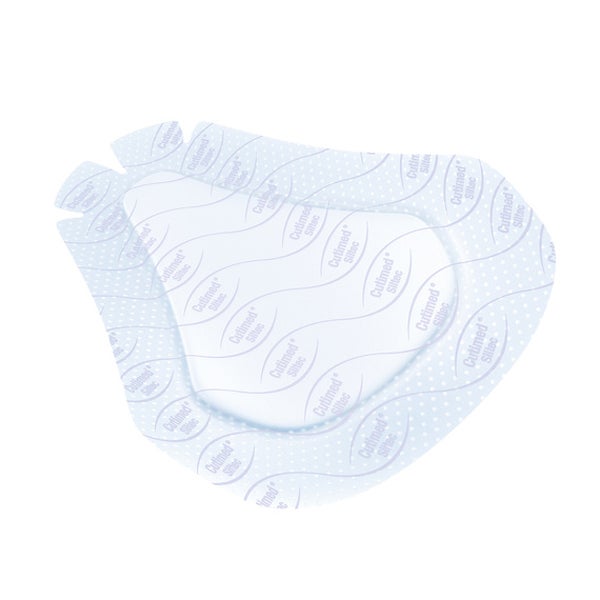 Produktbild - 61662 - Polyuretanförband högabsorberande sacrum med silikonbeläggning och häftkant 17,5x17,5cm