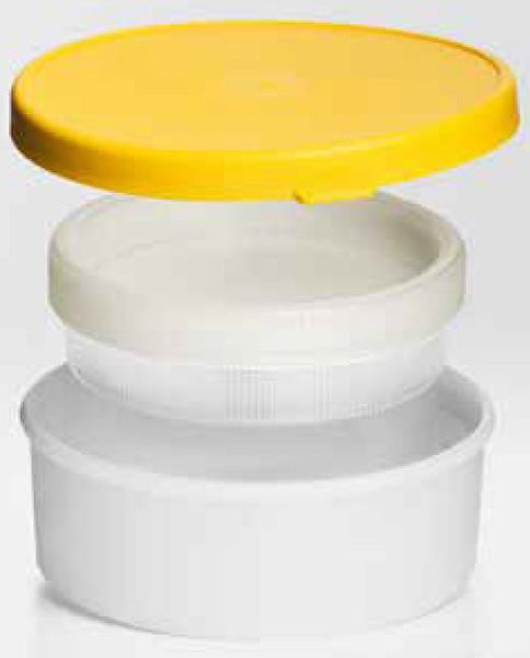 Produktbild - 65155 - Provtagningsset för sputum med inner- och ytterburk med lock plast 24ml