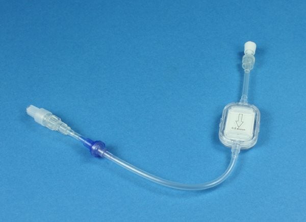 Produktbild - 57361 - Taxolfilter med slang backventil och luer-lock vuxen 0,2µm