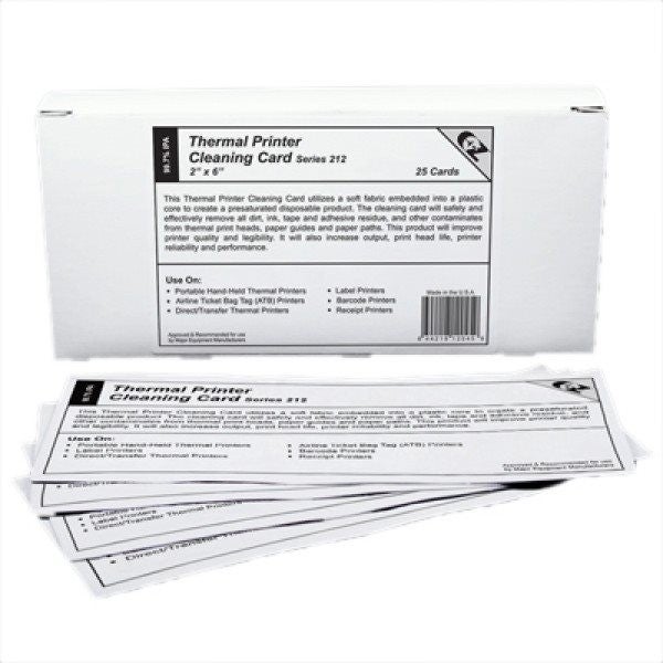 Produktbild - VF000160999 - Rengöringskort och rengöringspenna till thermo etikettset 50x30mm